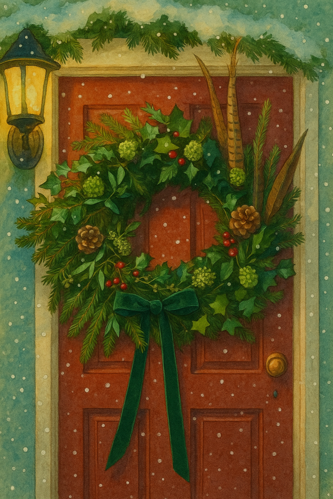 Christmas Wreath Making Workshop at Folly Oast Flower Farm